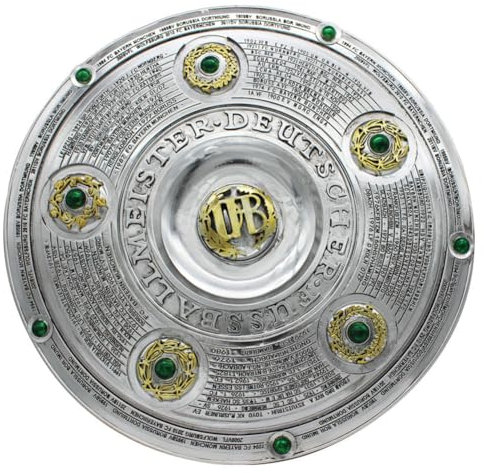 YYDSTES Football Coupe de la Ligue Allemande Championnat Trophées Réplique Football Club Champion Trophée Fans Objets de Collection Souvenir Bureau Décorations pour la Maison Ornements