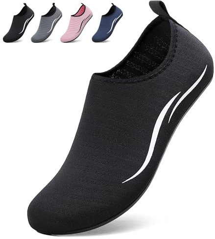 BARFULKER Schwimmschuhe Badeschuhe Damen Herren - Schnell Trocknend Wasserschuhe Leicht Strandschuhe Surfschuhe für Männer Frauen, Aquaschuhe für Pool Beach Yoga