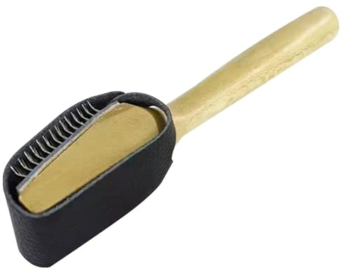 Spazzola per scarpe da ballo, suola in camoscio, spazzola per la pulizia del legno, 16 x 5 x 3 cm, facile da usare, portatile per la pratica quotidiana, la competizione