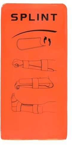 ROOBUCK Erste Hilfe Schiene 92 x 11 cm (36 x 4,3 inch) – Faltbar & Wiederverwendbar Splint Schiene, Notfallschiene & Universalschiene, Leicht & Robust für Arm & Bein, Finger