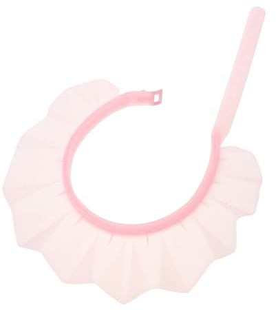 DECOMELODY Cuffia da Doccia in Silicone Visiera Regolabile, Cappello da Bagno Riutilizzabile per Lavaggio Chioma Anziani e Protezione Orecchie, per Doccia e Bagno in Casa