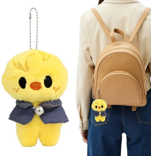 JNZAEK Stray Skzoo Kids Skzoo Puppe Plüsch Schlüsselanhänger, Stray Skzoo Kids Kuscheltier Niedliches Tierplüschtier, Entzückender Plüsch-Rucksack-Anhänger(A)