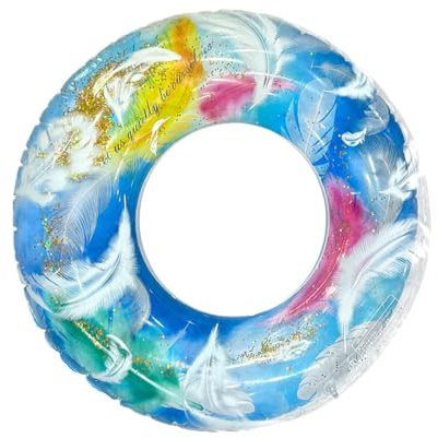 Anello da nuoto - Galleggiante per piscina gonfiabile estivo da 75 cm, Anello da nuoto in PVC impermeabile, Spessore galleggiante in PVC opaco a tenuta stagna | Adatto a donne uomini famiglia spiaggia