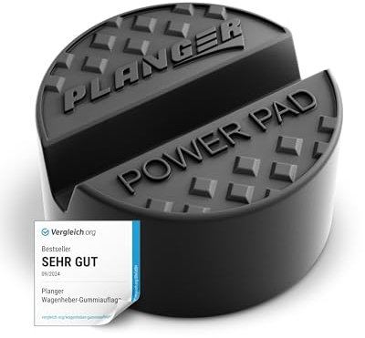 PLANGER® - Power Pad - Rubber Jack Pad Trolley Jack, Vehicle Lift Axle Stand - Universal usage - Protects your Car, SUV any vehicles pinch weld Sill - Perfect car tuning