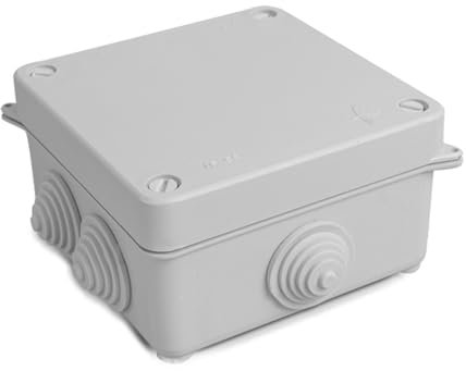 LEDKIA LIGHTING Caja de Empalme y Derivación Estanca de Superficie IP55 113x113x60 mm Gris