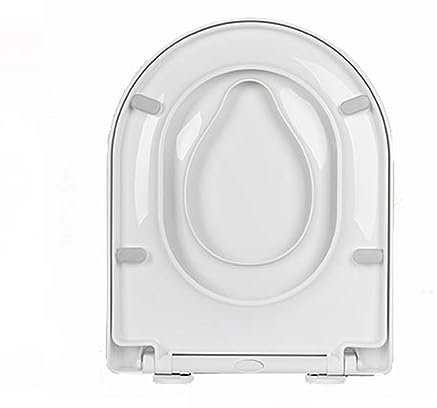 Flipped Warmth WC Sitz Mit Absenkautomatik Toilettendeckel Mit Schnellverschluss Und Softclose, Klobrille Mit Absenkautomatik Klodeckel Aus PP Toilettensitz Mit Kindersitz, D Form,02W