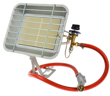 BSD Chauffage Infrarouge Solaire 2300-4600 W - Radiant de Gaz pour Ateliers et Intérieurs, Économie de Gaz, Réflecteur Aluminium, Idéal pour Tous Espaces