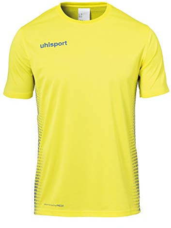 uhlsport herr herr trikot&shorts set Score Kit limonengelb/azurblau X-L
