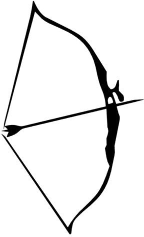 Bogensport Aufkleber Bogenschießen Auto Aufkleber in 10cm, 15cm, 20cm oder 25cm Größe (40/7) (Silbergrau Glanz, 20cm)