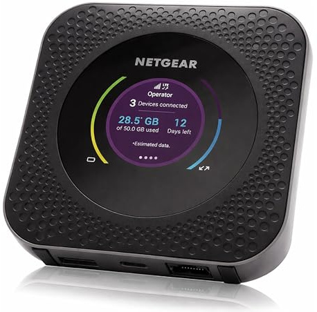 Netgear Nighthawk MR1100 4G LTE Mobile Hotspot Router (AT&T GSM Unlocked)(Steel Gray)