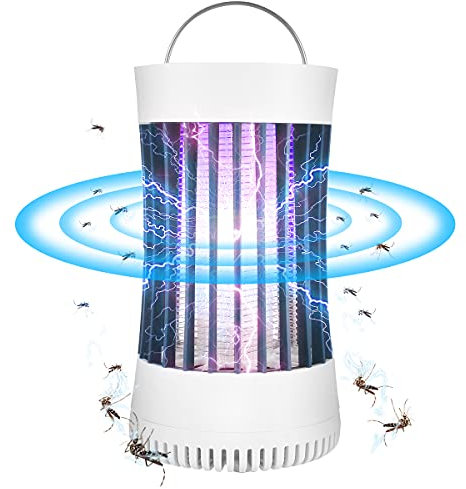 AICase Lámpara electrónica Recargable antimosquitos para Viajes de Verano, Camping, Patio, casa y jardín