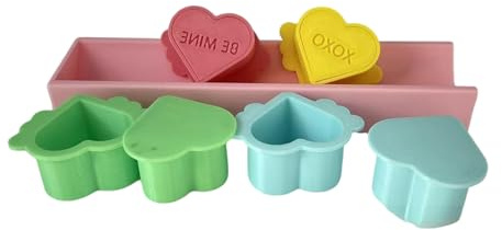 Pocoiau Stampo per Dolci a Forma Cuore, Attrezzatura per Dolci, per Feste e riunioni distinte, Accessori per Dolci da Cucina, Presentazione, Fusione Torte