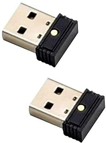 Jpdisdd Jiggler per Mouse USB da 2 Pezzi, Jiggler per Mouse per Computer Automatico Non Rilevabile, Mantiene Il Computer Sveglio, Simula Il Movimento del Mouse