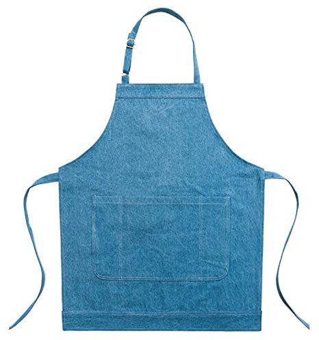 BATTTX Arbeitsschürze Herren, Robuste Werkzeug Schürze for Männer, Arbeitsschürze Mit Werkzeugtaschen for Küche, Garten, Keramik, Werkstatt