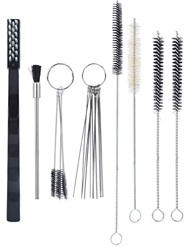 Cleaning Kit, Spray Gun Cleaning Kit,19PCs Set Spray Tools Cleaner, with Tube Brush, Accurancy Needle, Dust Remove Brush, Spray, Auto Body Spray Guns