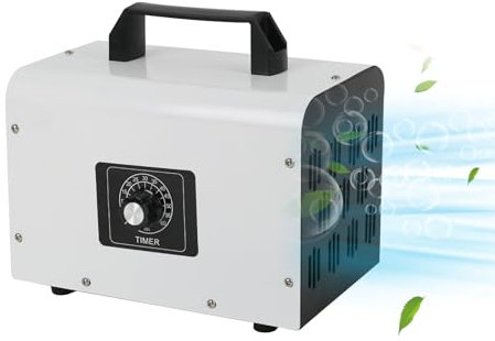 Ozongenerator 60,000 mg/H,CEIEVER Industrieller O3 luftreiniger mit 2 Modi Ozongerät mit 120 Min Timer Ozonisator Industrieller O3 Ozon Luftreiniger 300㎡ für Zimmer Hotels Garagen Bauernhöfe