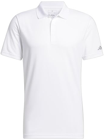 adidas Men's Core Performance Primegreen Polo Shirt, White, 3XL