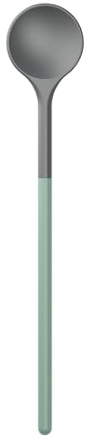 Rosti Optima Kochlöffel Kunststoff, Rührlöffel, Hitzebeständig bis zu 220°C, Spülmaschinenfest, aus Nylon, Länge 30 cm, Durchmesser Kopf 5,5 cm, Nordic Green