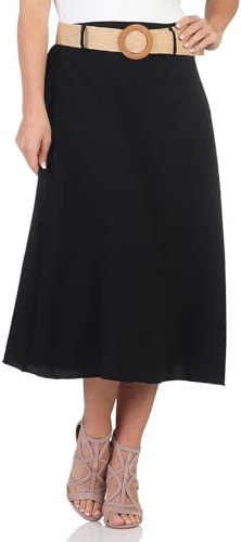 simaranda Damen Rock Langer Rock Sommerrock Strandrock Maxirock Stufenrock Lang 2602