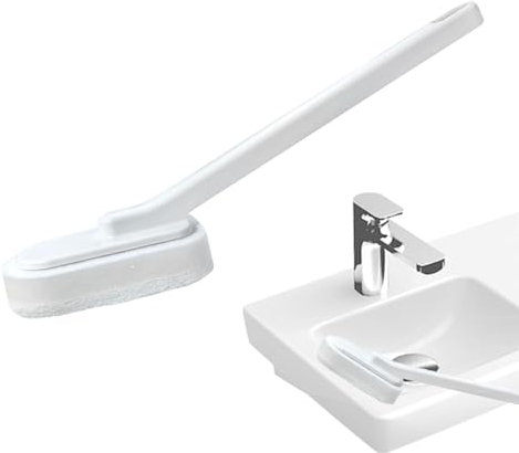 Spugna con Manico Lungo per la Pulizia delle Pareti e della Vasca da Bagno - Riutilizzabile