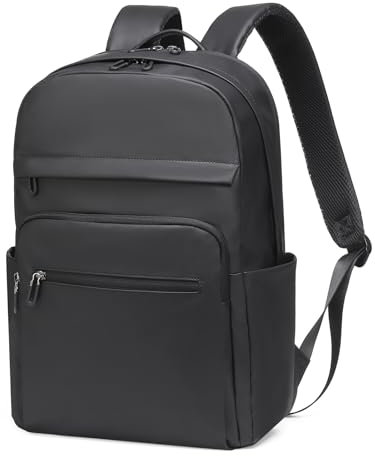 SUIKIHUM Black Backpack for Men, Laptop Backpack for Work, Anti-Theft Travel Carry On, 16 Inch Computer Bag, Water Resistant, TSA Approved, College Business Rucksack