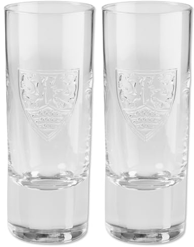 VfB Stuttgart Schnapsglas Relief 2er Set
