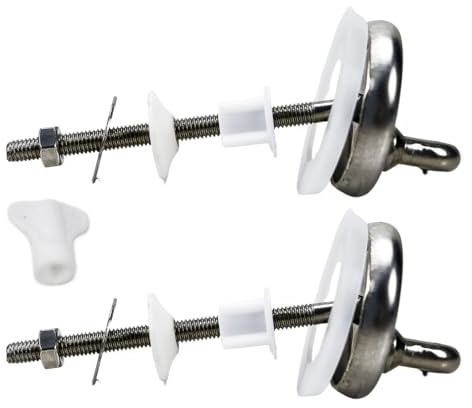 Sostituzione delle cerniere del coperchio del water, cerniera del coperchio del water in acciaio inossidabile, Kit di fissaggio del coperchio del sedile del water standard, per