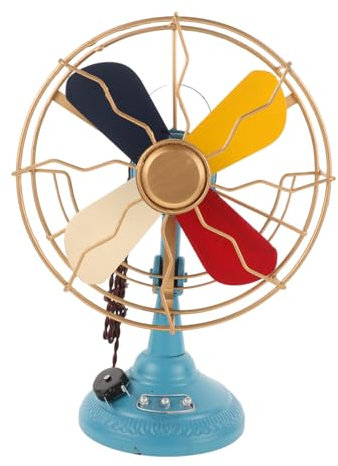 POPETPOP Ventilateur De Bureau Décoration Éventail Vintage Ornement De Table Rétro