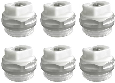 6Pcs Radiator Air Release Valves Replacement 3/8Inch Air Vent Radiator Bleed Valves Sealing Radiator Bleed Valves Sealing Radiator Bleed Valves