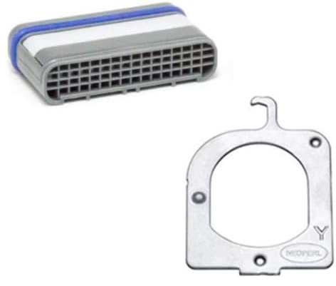 Kit Aeratore Rettangolare 32x8 di Ricambio, per Rubinetti a Scomparsa, 1 Pezzo con Chiave - Rompigetto Filtro Filtrino