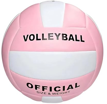 Super Soft Officiell Storlek 5, Strandboll Vattentät, Mjuk Träningsboll för inomhus- och utomhusbruk, perfekt för pool, strand, gym och träningscenter (B)