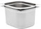 vidaXL 2x Gastronormbehälter GN-Behälter Gastronorm Edelstahl GN 1/2 200 mm