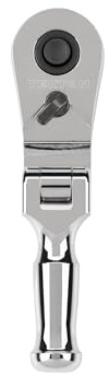 TEKTON 3/8 Inch Drive Folding Quick-Release Ratchet | SRH35104 | Quick release
