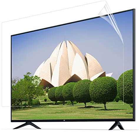 XRRX Proteggi Schermo TV Pellicola Anti Luce Blu, Alleviare l'affaticamento degli Occhi e Aiutarti a Dormire Meglio per LCD, LED, OLED e QLED 4K HDTV / 32in 698x392mm