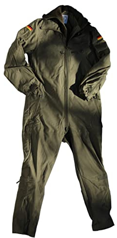 Panzerkombi mit entnehmbarem Futter, Oliv, Bundeswehr-Größe 6, Overall gefüttert