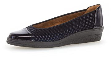 Gabor Femme Escarpins, Dame Wedges,Chaussures à Semelles compensées,Chaussure d'affaires,Semelle à Talon compensé,Bleu (Ocean),37.5 EU / 4.5 UK