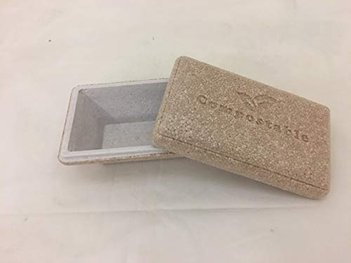 BOX TERMICO COMPOSTABILE 750GR 20 PEZZI SCATOLA GELATO BIODEGRADABILE IN POLISTIROLO 750GR (20)