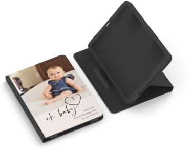 Tablethülle Personalisieren | für alle gängigen iPads | Design Baby | Schutzhülle | Kunstleder | mit deinem Foto Bedruckt | Bedrucken Lassen | Flipcase | Tablet Hülle (für iPad Pro 10,5)