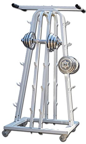 belund Hantelständer Hantelständer for Heimfitnessstudio, Hantelwagen Mit 5 Ebenen, Geeignet for Die Aufbewahrung Von Hantelscheiben, Curlstangen Und Hanteln