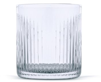 FRESH LE TRIBUTE GIN | Tumbler Gläser 4er Pack - 400ml | Perfekt für Gin & Tonic, Cocktails und Mixgetränke