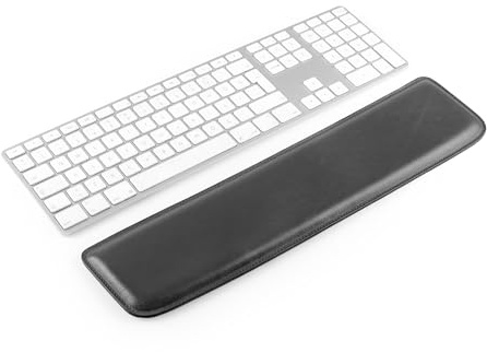 Londo Echtes Leder Tastaturpad - Premium Ergonomische Unterstützung für Komfortables Tippen bei der Arbeit und zu Hause