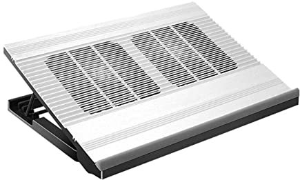 Base Refrigeradora Portatil Almohadillas De Refrigeración Para Portátiles Soporte Para Refrigerador Para Portátiles De 12-17 Pulgadas Refrigerador Para Portátiles Con 2 Puertos USB Refrigerador Portát