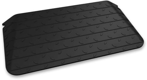 4 Inch Rise Threshold Ramp Anti-Slip Wheelchair Ramp Rubber Curb Ramp for Home Doorways 3 Feet Long 6500lbs Load Capacity(Anti-Slip Design)