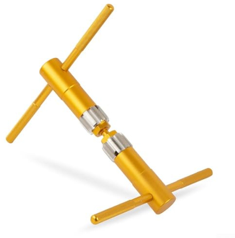 HEBEOT Fahrrad Tretlager Gewindeschneidwerkzeug Fahrrad Schüssel Set BC1.37 X 24T Fahrrad Gewinde Reparatur Gewindebohrer Werkzeug Tretlager Gewindeschneiden und Verkleidungsset