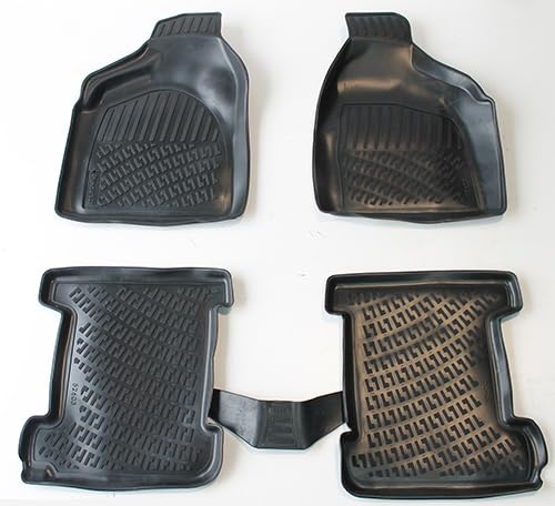 Tappetini Tappeti auto in Gomma 3D a Vaschetta Specifici per tutte le Panda modello 141-141A prodotte dal 1986 al 2003-8024897