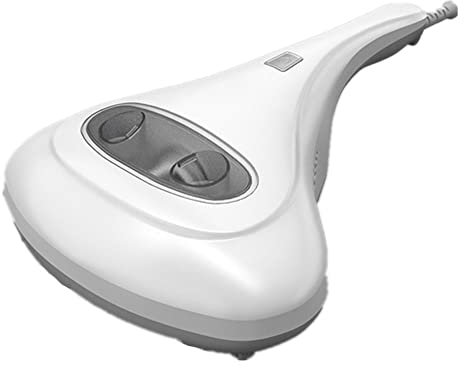 PAHION Milben Handstaubsauger Milbensauger Mit Uv Licht Milbenstaubsauger Mit HEPA-Filtration Anti-Allergie Töten Milben Antibakteriell Bei 99,9%, Für Matratzen, Kissen, Teppich, Sofa 300W(White)