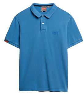 Superdry Herren Polo LISO Kapuzenpullover