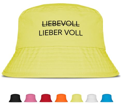 Prozente Momente Lieber Voll Fischerhut | Anglerhut | Sonnenhut | Sommer | Party | Lustige Sprüche | OneSize