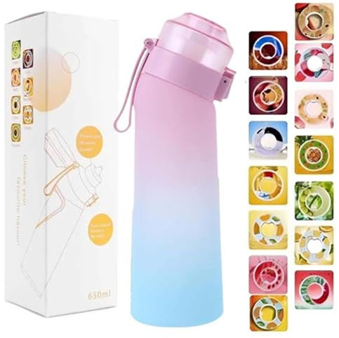 650 ml Sport-Wasserflasche mit Kapseln in 14 Geschmacksrichtungen. Das Tritan-Material ist temperaturentolerant und bietet natürlichen Fruchtgeschmack.