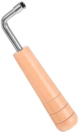 Vaguelly Stimmschlüssel für Leierharfen Design Holzgriff für Präzises Stimmen von Autoharfen Melodieharfen und Anderen Kleinen Saiteninstrumenten